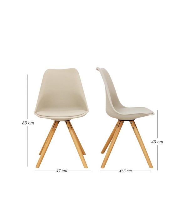 Chaise SCANDINAVE GREGE – Image 4