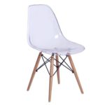 Chaise GLOSS TRANSPARENTE ⚪🟡🔵⚫
