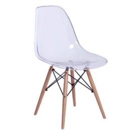 Chaise GLOSS TRANSPARENTE ⚪🟡🔵⚫