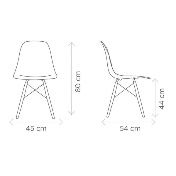 Chaise PATCHWORK (noir et blanc)⚪⚫🔵🟣 – Image 6