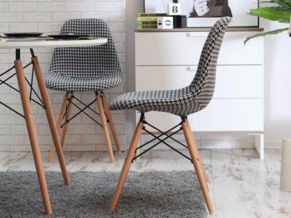Chaise PATCHWORK NOIR⚪⚫🔵🟣 – Image 5