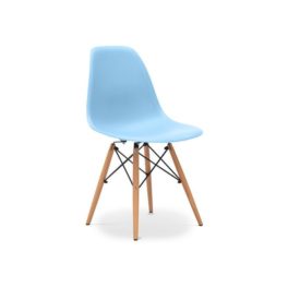Chaise NORDIC BLEU CIEL ⚪⚫🔵🟢🟤