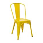 Chaise A TOLIX JAUNE ⚫🔴🟡🔵