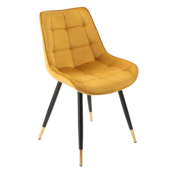 Chaise ELISE JAUNE🔵🟡⚪🟢 – Image 2