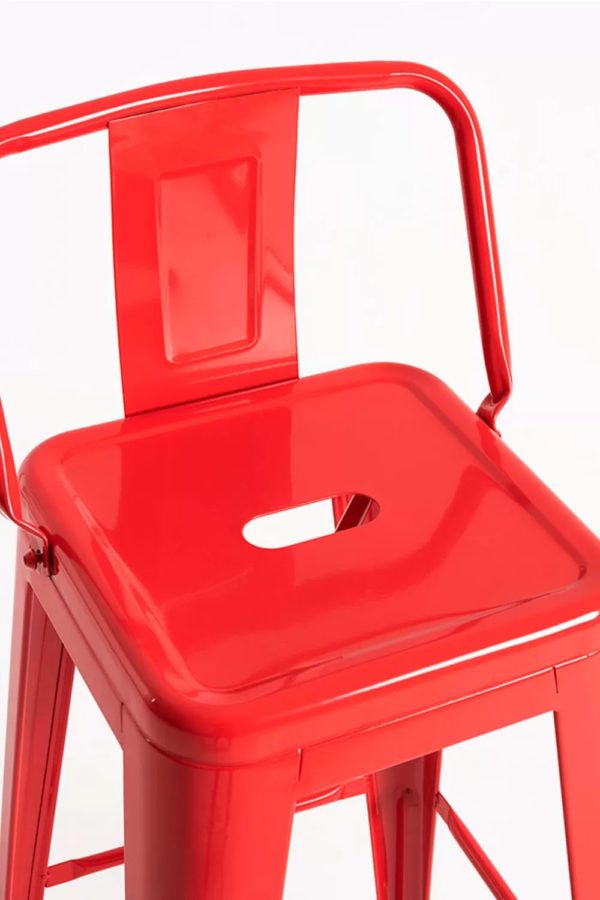 Tabouret BISTROT TOLIX ROUGE⚫🔴🟡🔵 – Image 4
