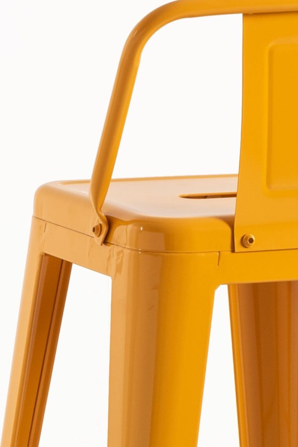 Tabouret BISTROT TOLIX JAUNE⚫🔴🟡🔵 – Image 4