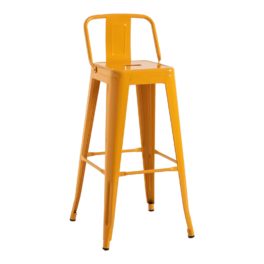 Tabouret BISTROT TOLIX JAUNE⚫🔴🟡🔵