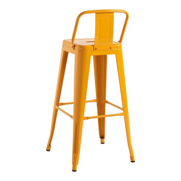 Tabouret BISTROT TOLIX JAUNE⚫🔴🟡🔵 – Image 3
