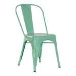 CHAISE A TOLIX vert menthe⚫🔴🟡🔵