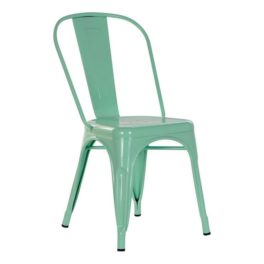 CHAISE A TOLIX vert menthe⚫🔴🟡🔵