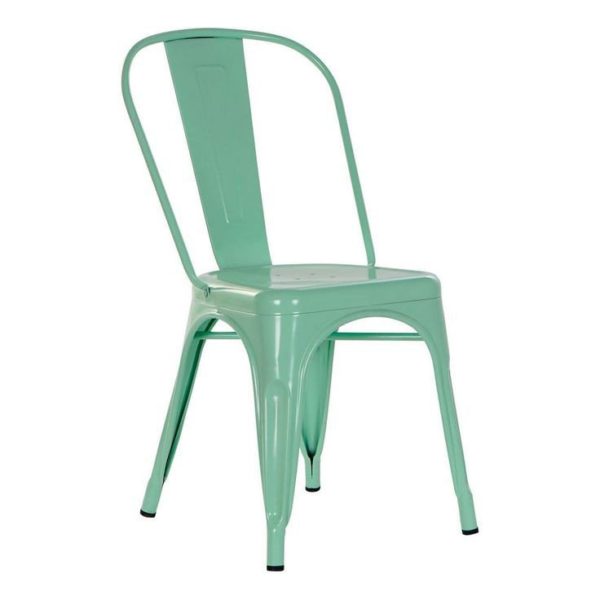 CHAISE A TOLIX vert menthe⚫🔴🟡🔵