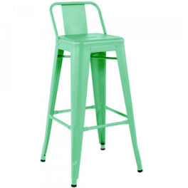 Tabouret BISTROT TOLIX VERT MENTHE ⚫🔴🟡🔵