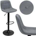 Tabouret kris Gris