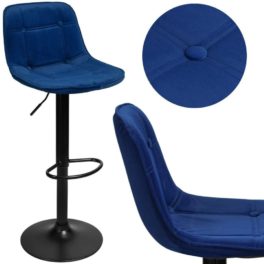 Tabouret kris bleu