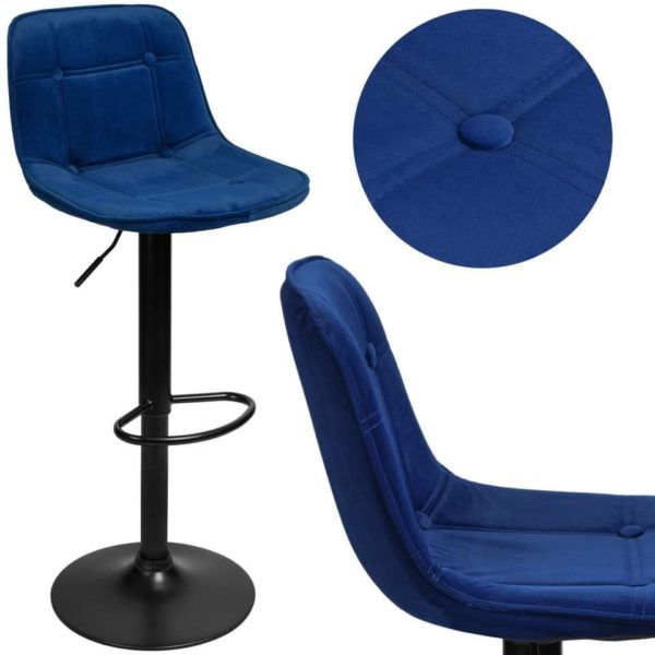 Tabouret kris bleu