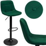 Tabouret Kris vert