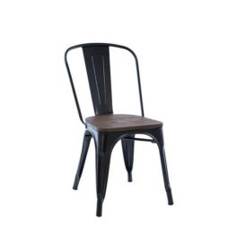 CHAISE TOLIX NOIRE
