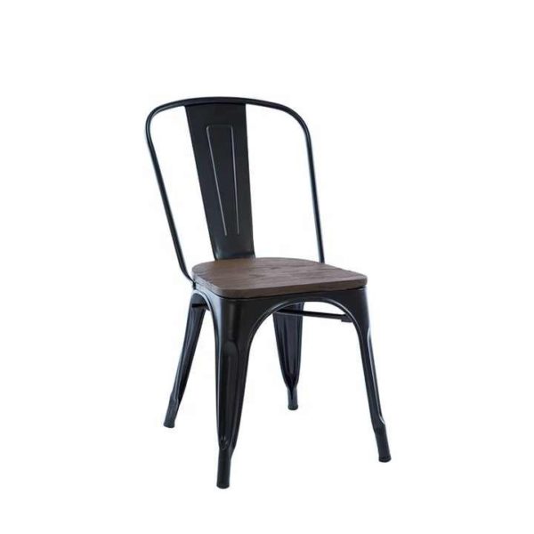 CHAISE TOLIX NOIRE