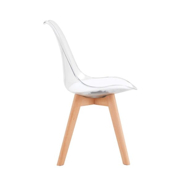 CHAISE TRANSPARENTE TULIPE – Image 3