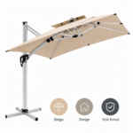 PARASOL LEAF 2.5X2.5 M BEIGE