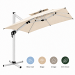 PARASOL CAPRI 3X3 M BEIGE