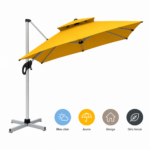 PARASOL AURORA 3X3 M JAUNE