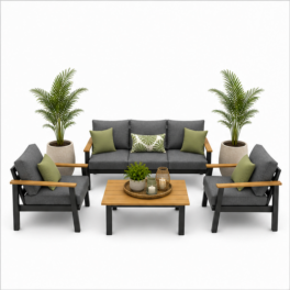 SALON JARDIN ALUMINIUM PALMA